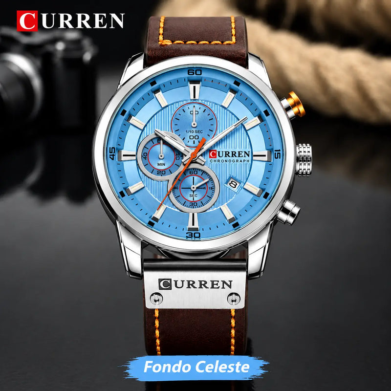 Reloj Curren Hombre Pulso Cuero