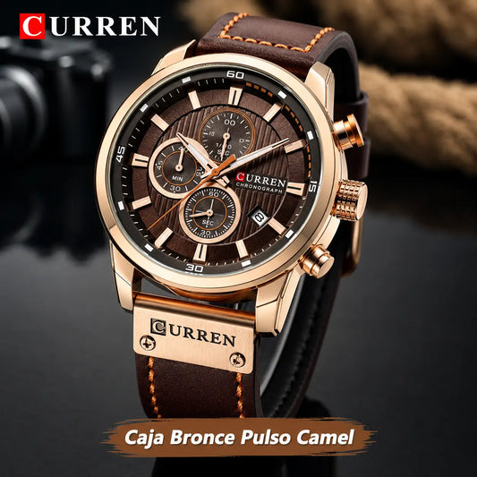 Reloj Curren Hombre Pulso Cuero