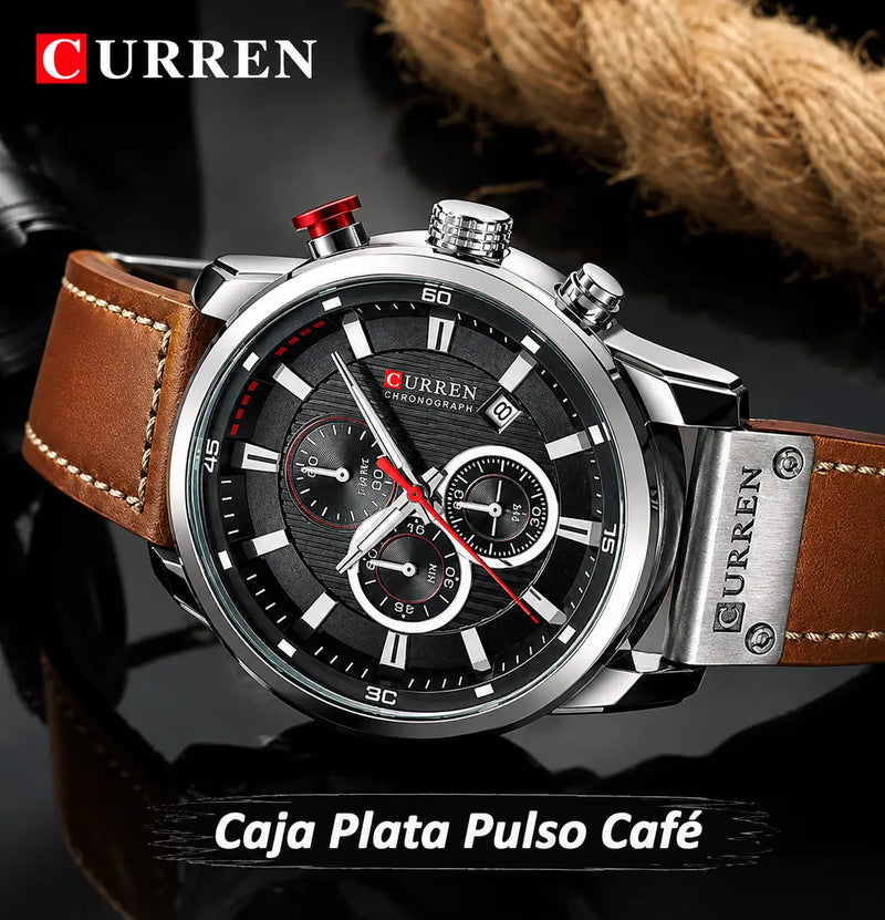 Reloj Curren Hombre Pulso Cuero